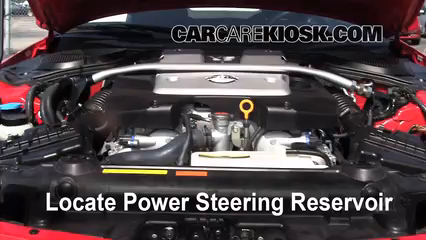 2008 Nissan 350Z 3.5L V6 Power Steering Fluid Fix Leaks